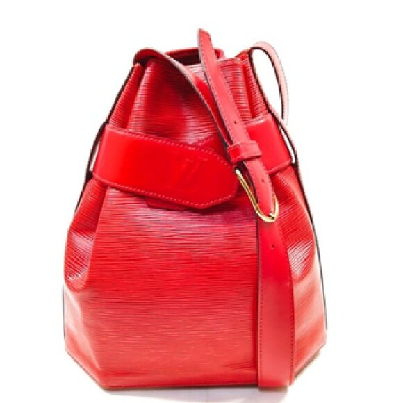 Louis Vuitton Handbags - LOUIS VUITTON Epi Sac Depaule GM Shoulder Bag Red M80207 LV Auth 131025